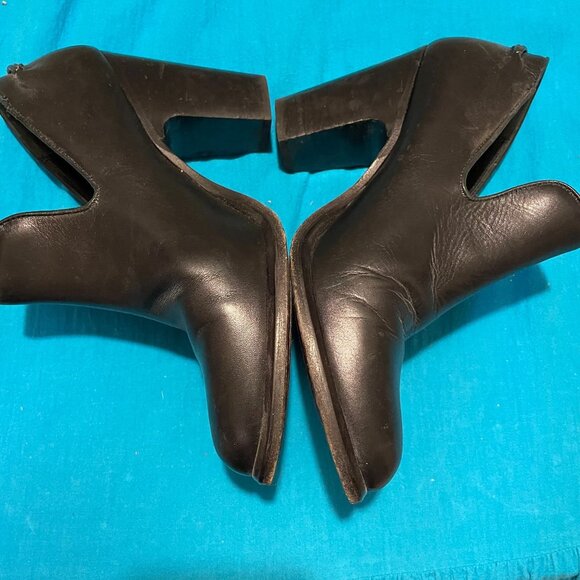 Rag & Bone Grove Black Leather Ankle Booties with Leather Sole Womens Size 38 - Picture 4 of 9